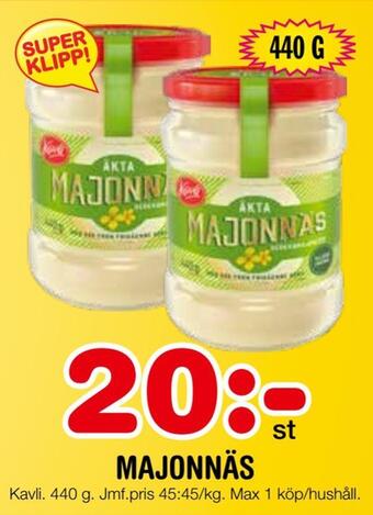 Nya Pulsen Majonnäs erbjuda