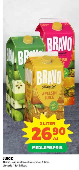 Coop Juice erbjuda