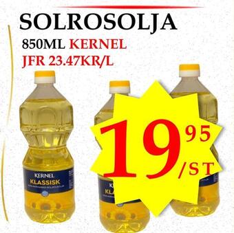 Matmixen Solrosolja erbjuda