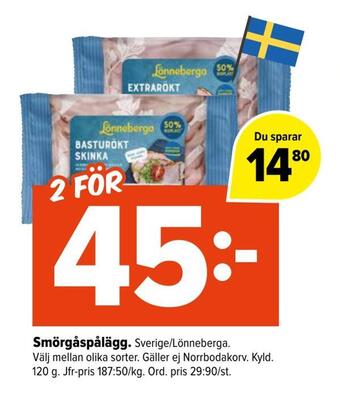 Coop Extra Smörgåspålägg erbjuda