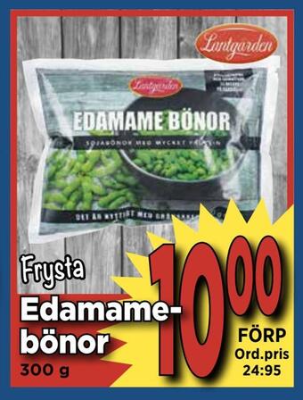 Supergrossen Edamamebönor erbjuda