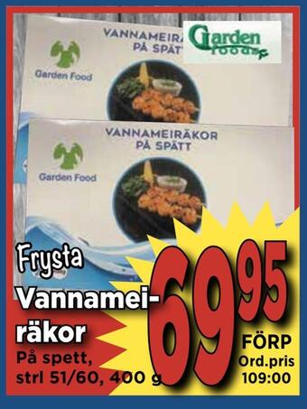 Supergrossen Vannameiräkor erbjuda