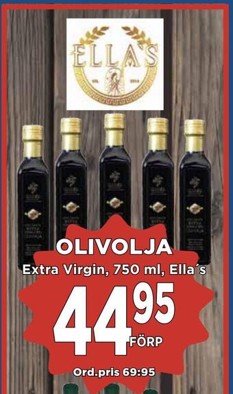 Supergrossen Olivolja erbjuda