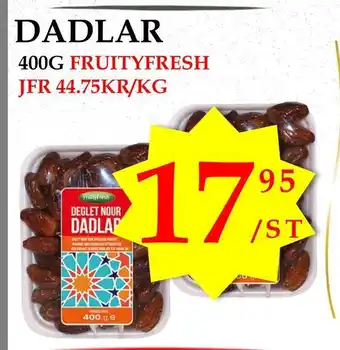 Matmixen Dadlar erbjuda