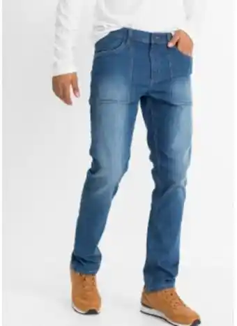 Bonprix Stretchjeans, normal passform, raka ben erbjuda