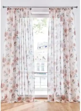 Bonprix Gardin med blommönster erbjuda