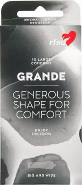 Rfsu grande kondomer, kondomer, 10 st