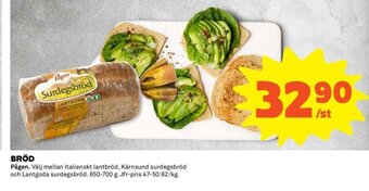 Coop Bröd erbjuda