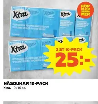 Näsdukar 10-Pack