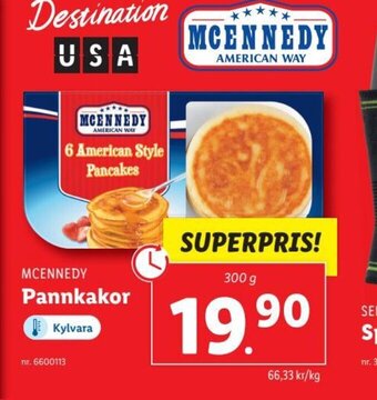 Lidl Mcennedy Pannkakor erbjuda