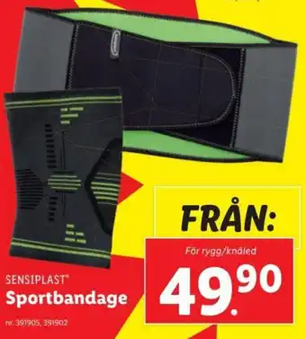 Lidl Sensiplast Sportbandage erbjuda