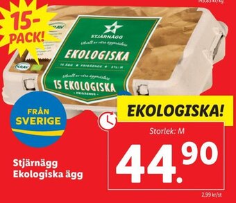 Lidl Stjärnagg Ekologiska Ägg erbjuda