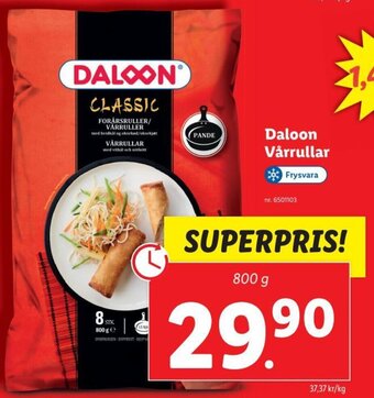 Lidl Daloon Vårrullar erbjuda