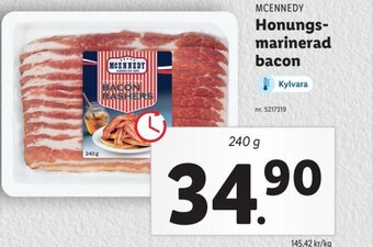 Lidl Honungs-Marinerad Bacon erbjuda