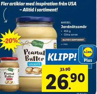 Lidl Jordnötssmör erbjuda