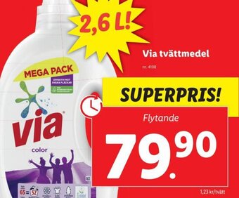 Lidl Via Tvättmedel erbjuda