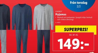 Lidl Pyjamas erbjuda