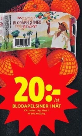 ICA Kvantum Blodapelsiner i Nät erbjuda
