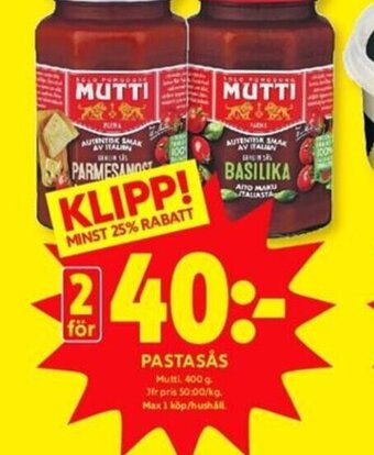 ICA Kvantum Pastasås erbjuda