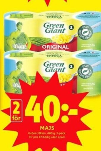 ICA Kvantum Majs erbjuda