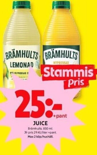 ICA Kvantum Juice erbjuda