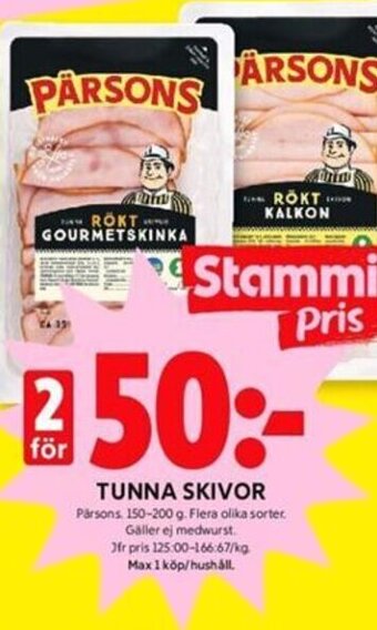 ICA Kvantum Tunna Skivor erbjuda
