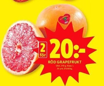 ICA Kvantum Röd Grapefrukt erbjuda