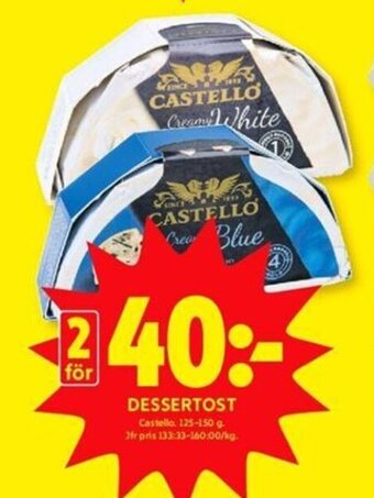 ICA Kvantum Dessertost erbjuda