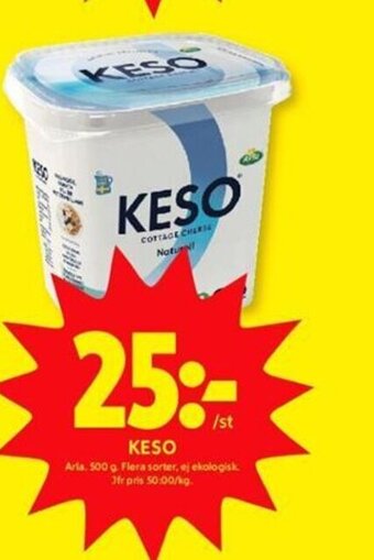 ICA Kvantum Keso erbjuda