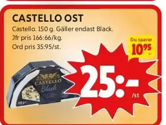 ICA Kvantum Castello Ost erbjuda