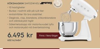 Electrolux Home Smeg matberedare erbjuda