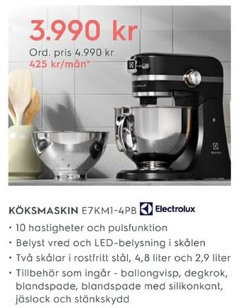 Electrolux Home Electrolux matberedare erbjuda