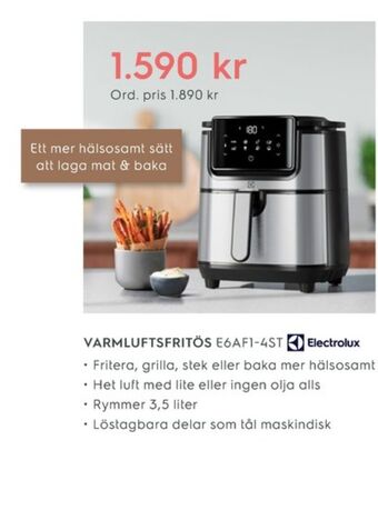 Electrolux Home Electrolux fritös erbjuda