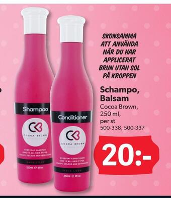 Schampo, balsam