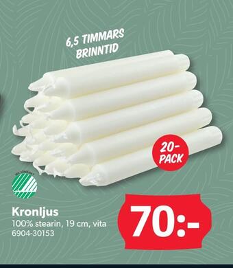 DollarStore Kronljus erbjuda