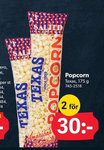 DollarStore Popcorn erbjuda