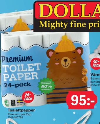 DollarStore Toalettpapper erbjuda