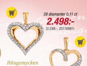 Guldfynd 38 diamanter 0,11 ct erbjuda