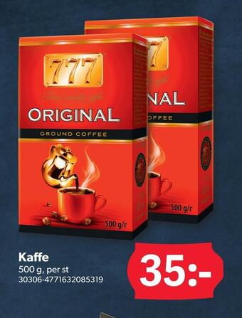DollarStore Kaffe erbjuda