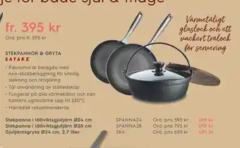 Electrolux Home Stekpanna i lättviktsgjutjärn ø24 cm spanna24 erbjuda