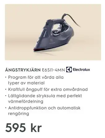 Electrolux Home Ångstrykjärn e6si1-4mn erbjuda