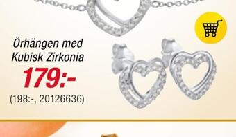 Guldfynd Örhängen med kubisk zirkonia erbjuda