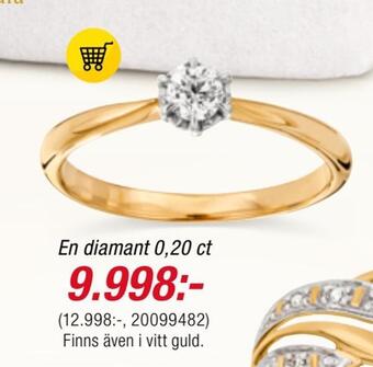 Guldfynd En diamant 0,20 ct erbjuda