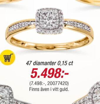 Guldfynd 47 diamanter 0,15 ct erbjuda