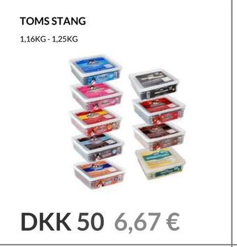 Nielsen Discount Toms stang erbjuda