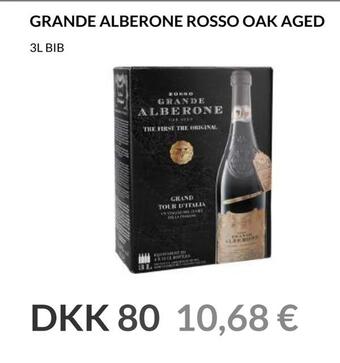Nielsen Discount Grande alberone rosso oak aged erbjuda