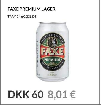 Nielsen Discount Faxe premium lager erbjuda