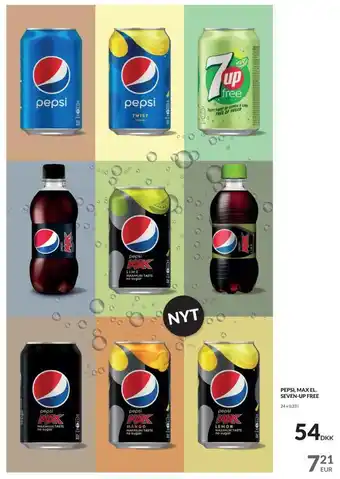 Nielsen Discount Pepsi, max el. seven-up free erbjuda