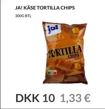 Nielsen Discount Ja! käse tortilla chips erbjuda