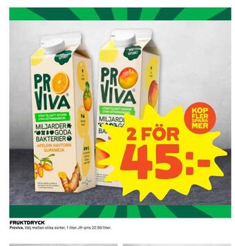 Coop Extra Fruktdryck erbjuda